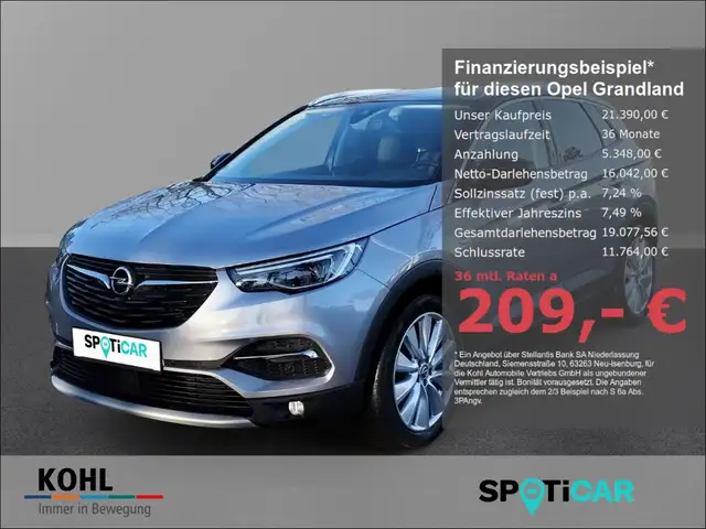 Opel Grandland Ultimate 1.6 Plug-in-Hybrid 4 Autom. Bi-LED AFL PD