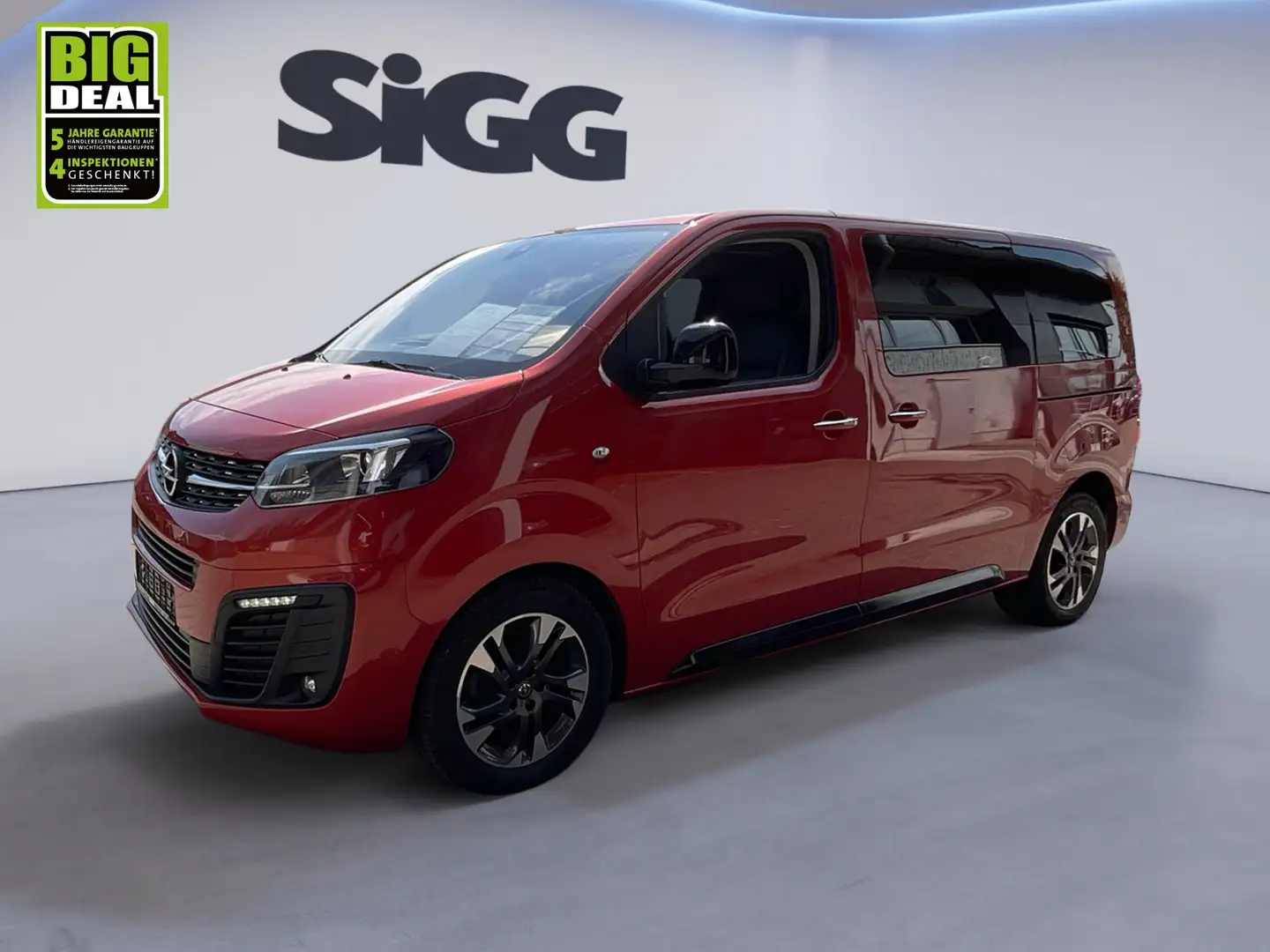 Opel Zafira Life Länge M Ledersitze, 7-Sitzer, Červená - 2