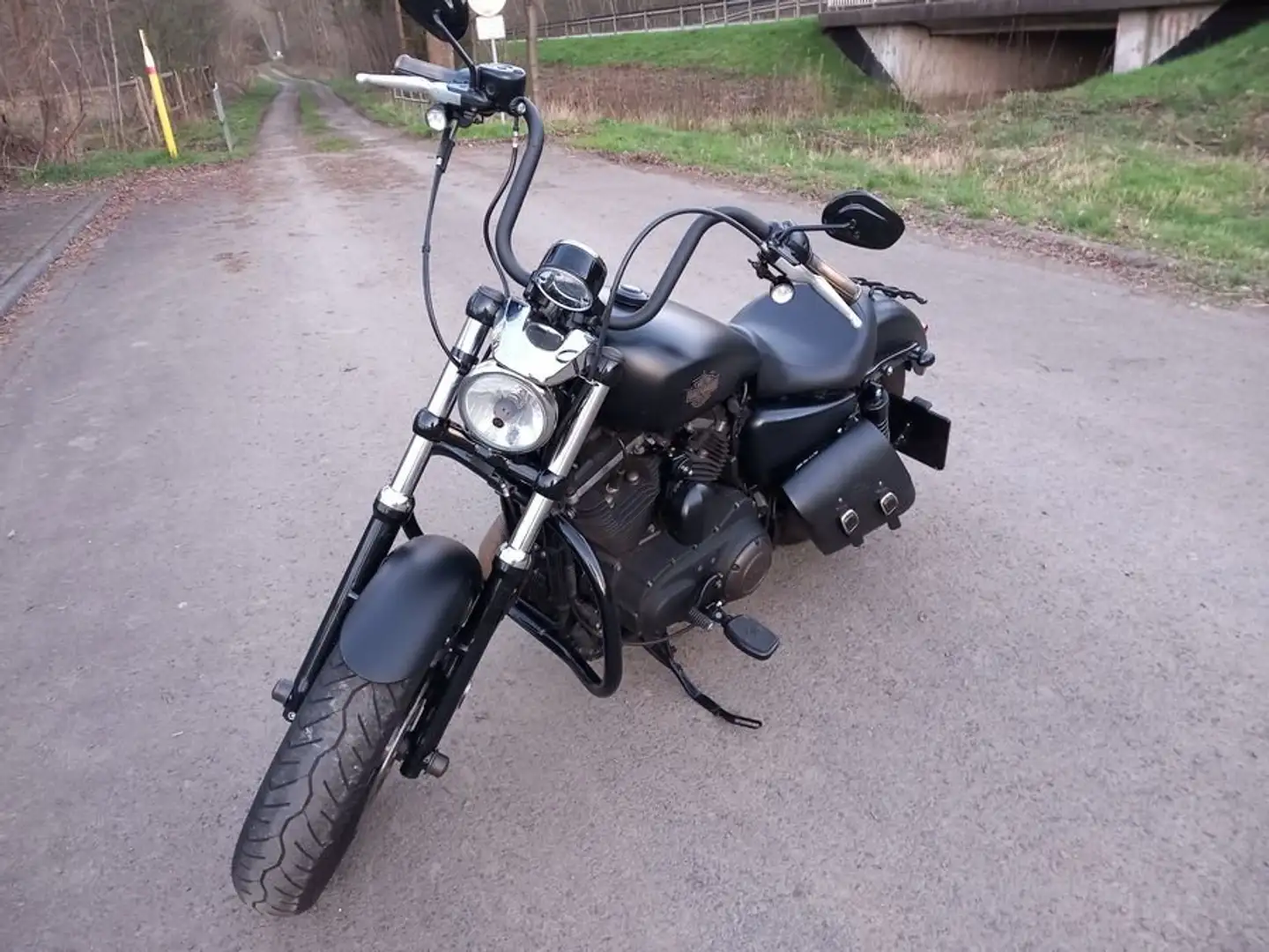 Harley-Davidson Sportster 1200 Sportster 1200 XL Custom Black Denim Noir - 1
