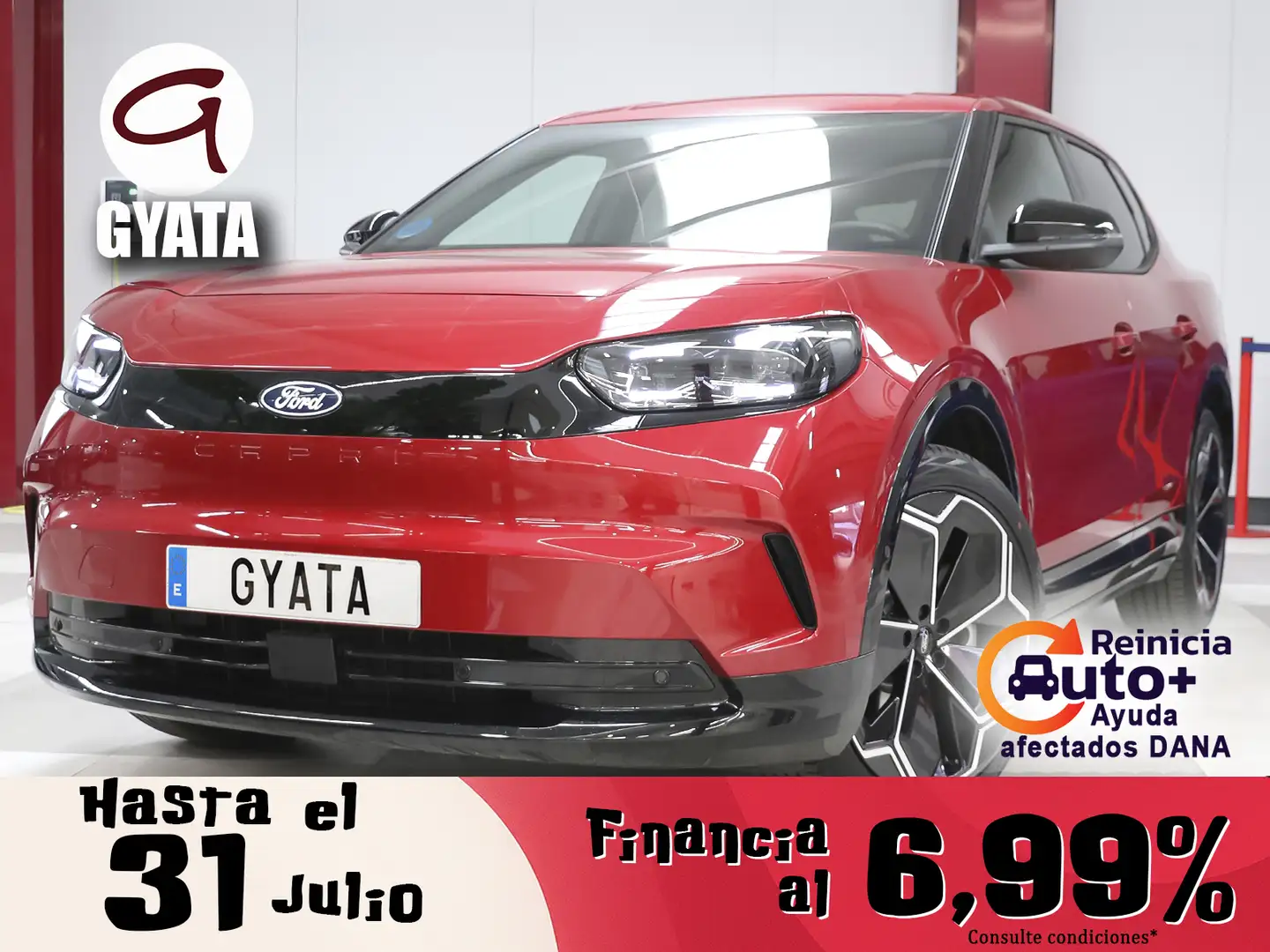 Ford Capri RWD Rango Extendido Premium 77kWh Roşu - 1