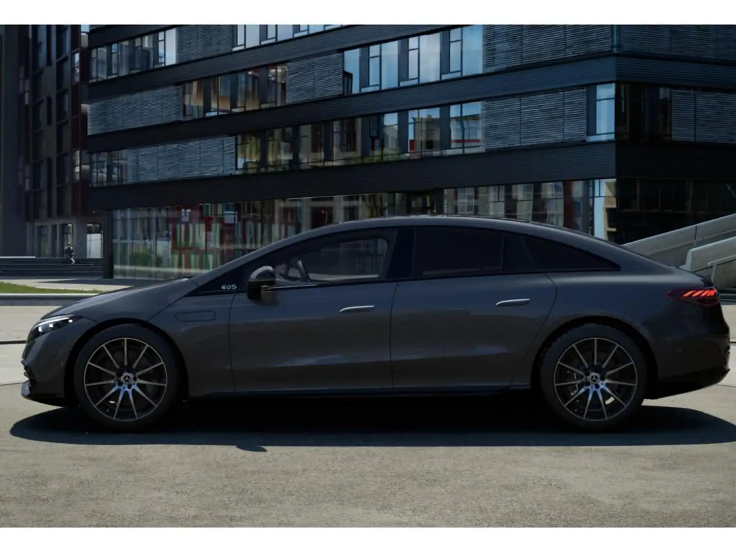 Mercedes-Benz EQS + Night+MBUX+360°+Pano+HUD+21 Gris - 2