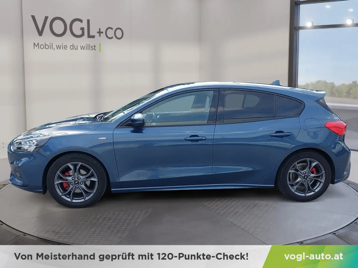Ford Focus 1,0 EcoBoost ST-Line X Aut. Blauw - 2