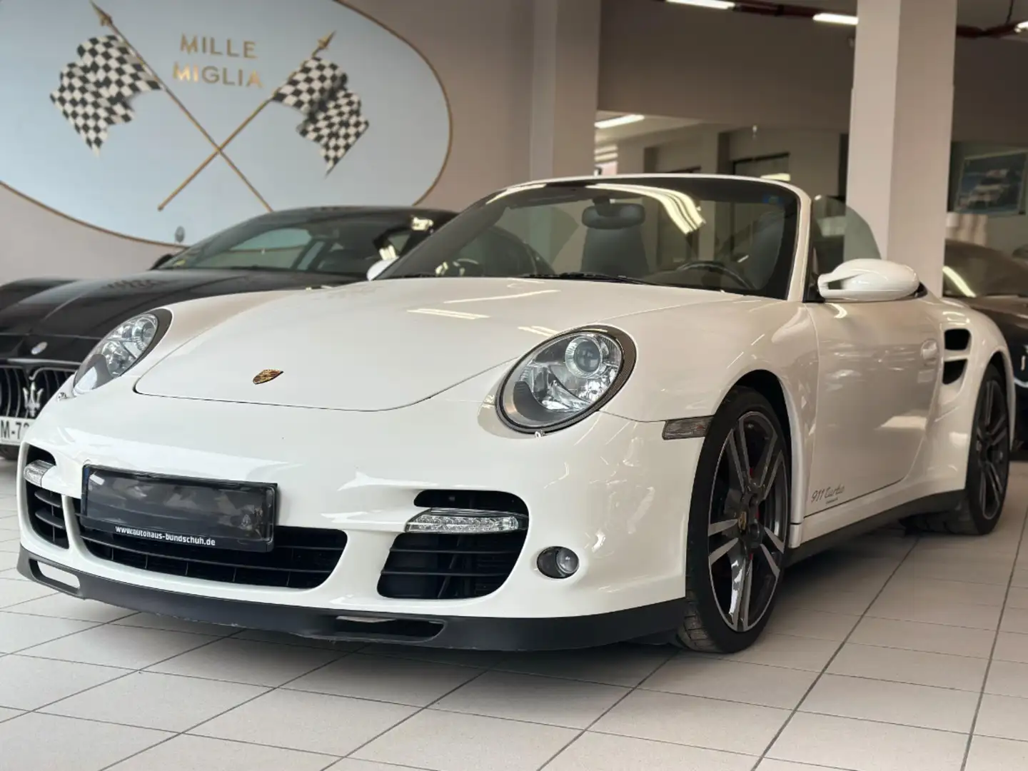 Porsche 997 Turbo Cabrio Pelle cocoa Bianco - 1