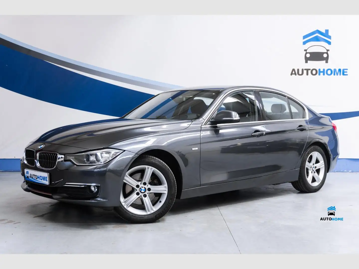 BMW 320 320dA Luxury Plateado - 1