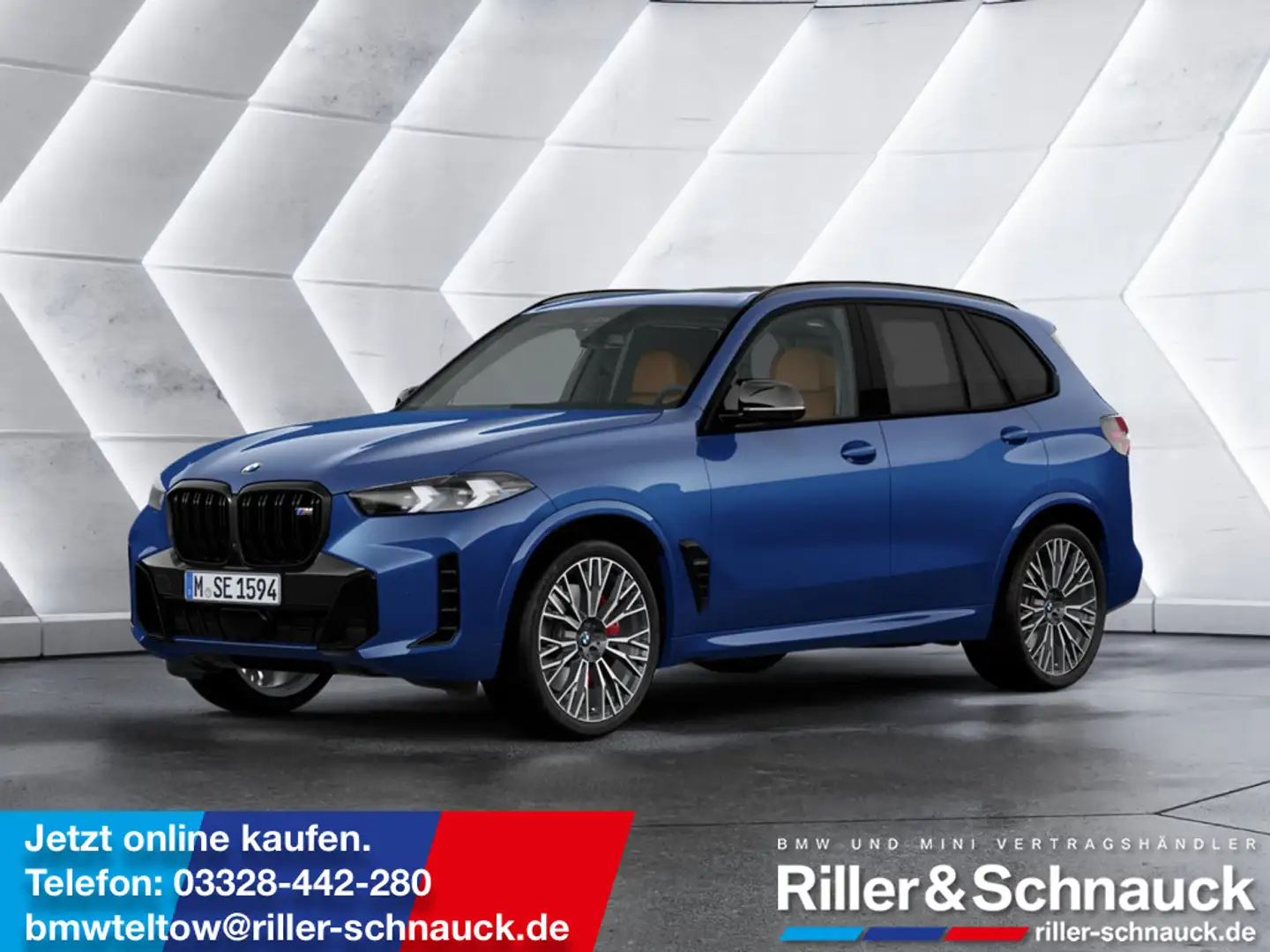 BMW X5 M 60i xDrive SITZBELÜFTUNG LED PANO 360° Kék - 1
