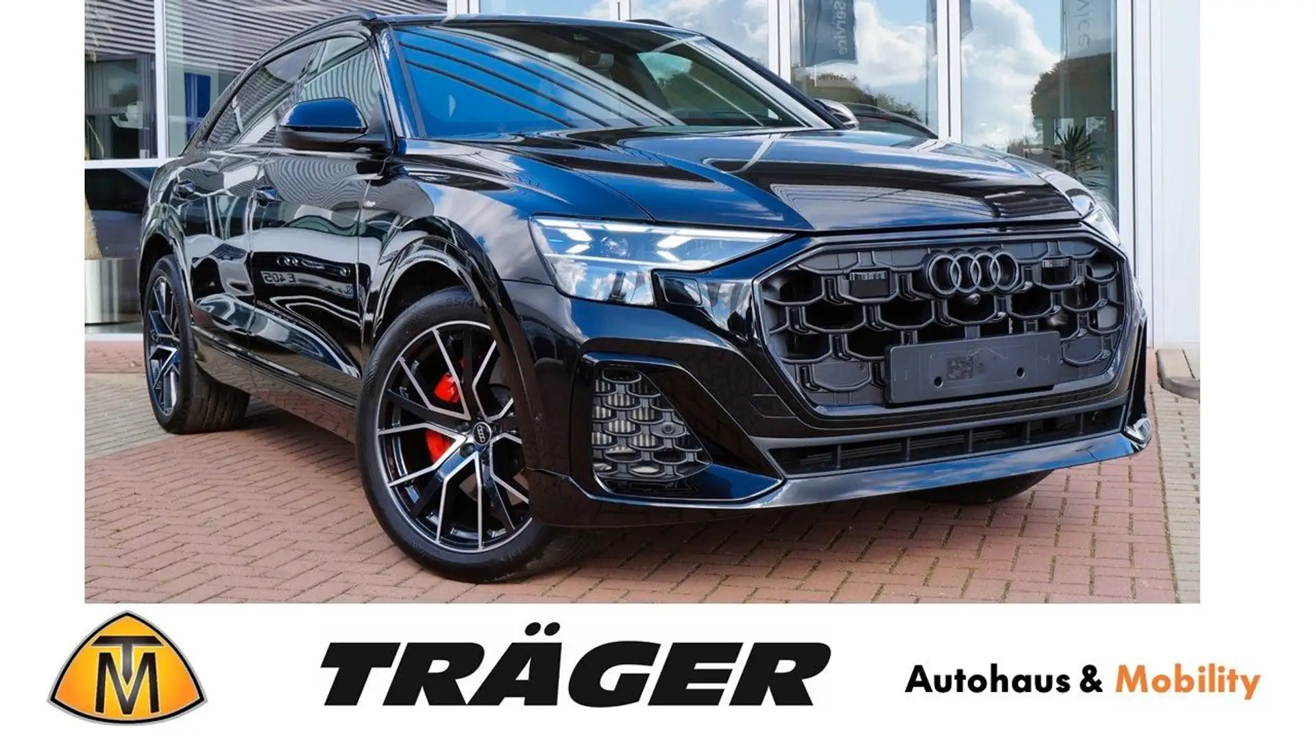 Audi Q8 S line 55 TFSIe Hybrid AHK,Raute,Laser,360° Schwarz - 1