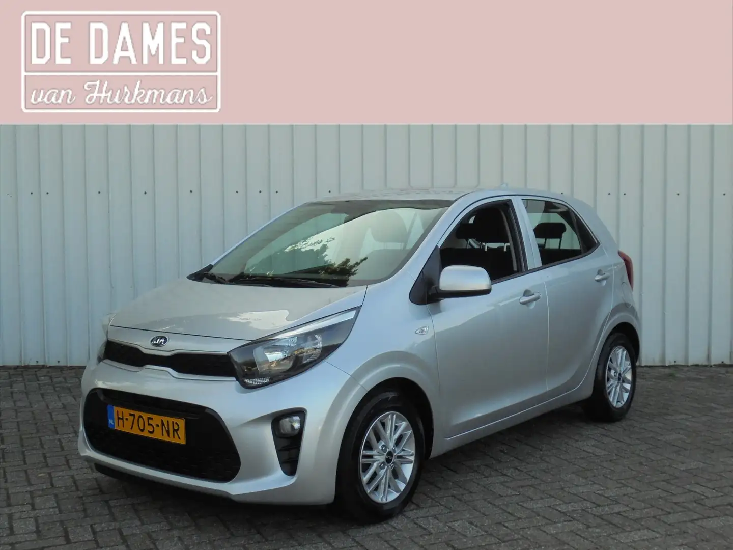 Kia Picanto 1.0 MPi NAVI VIA APP LM-VELGEN CAMERA NL-AUTO Grau - 1