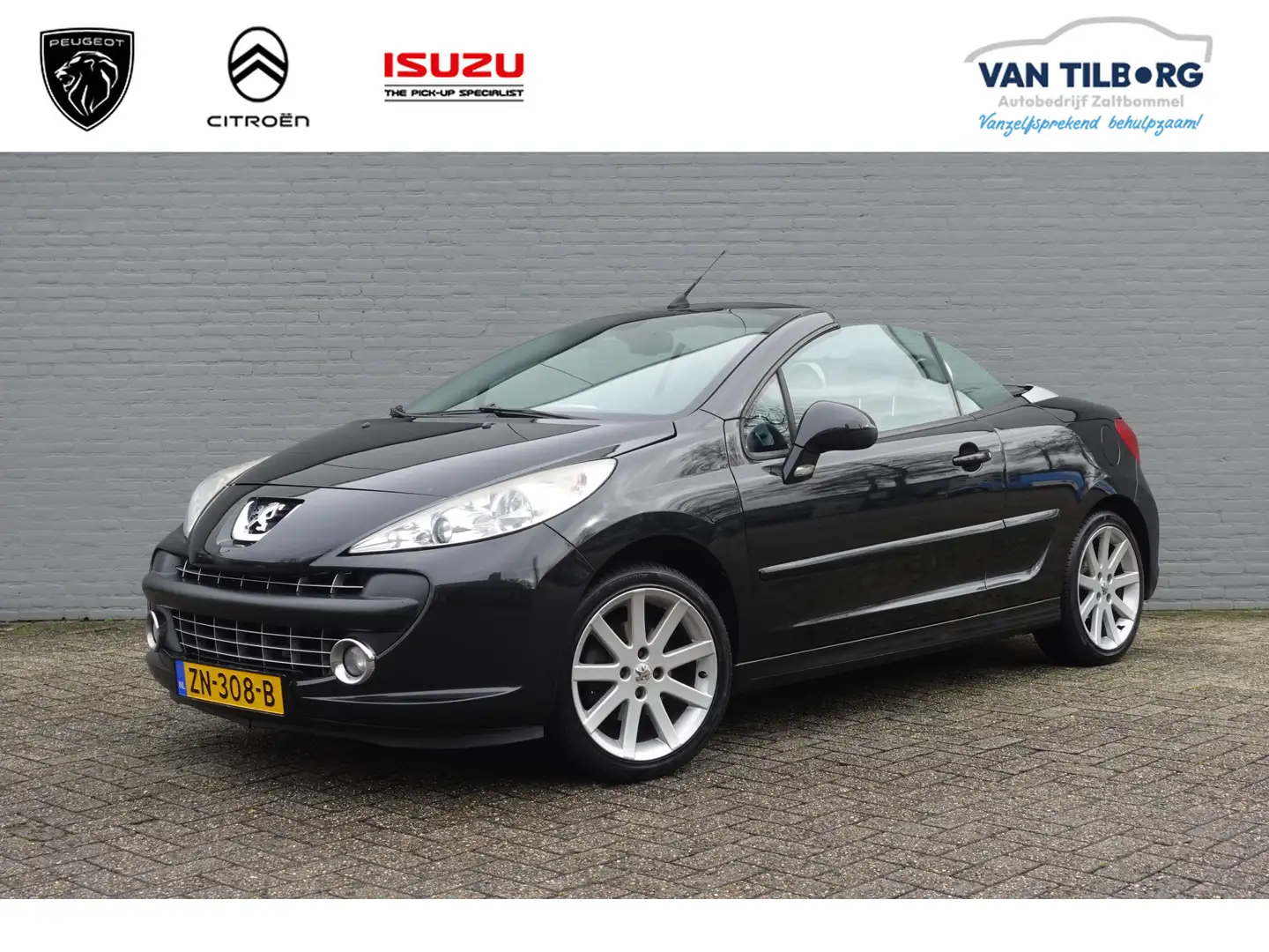 Peugeot 207 CC 1.6 VTi Roland Garros LEDER | CLIMA | WINDSCHER Zwart - 1