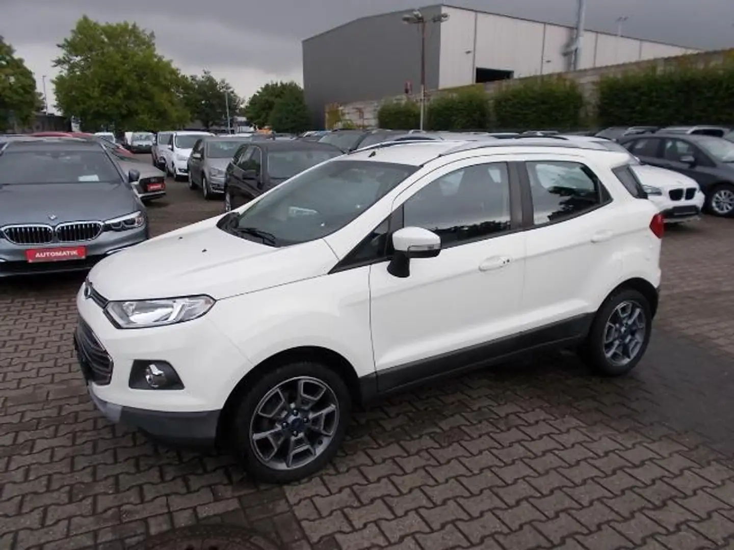 Ford EcoSport Titanium, Leder, Allwetter, Parksensoren Blanc - 1