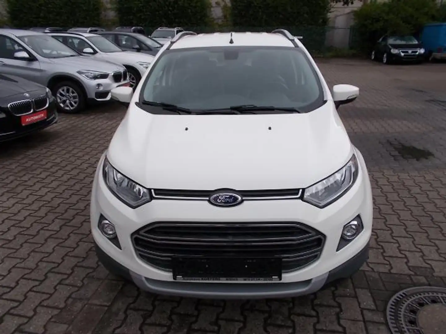 Ford EcoSport Titanium, Leder, Allwetter, Parksensoren Blanc - 2