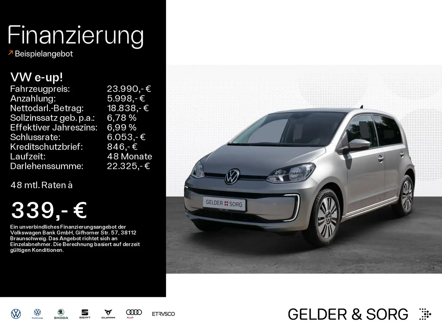 Volkswagen up! e-up! Edition RearView|beheiz.Frontscheibe|DAB+ Plateado - 1
