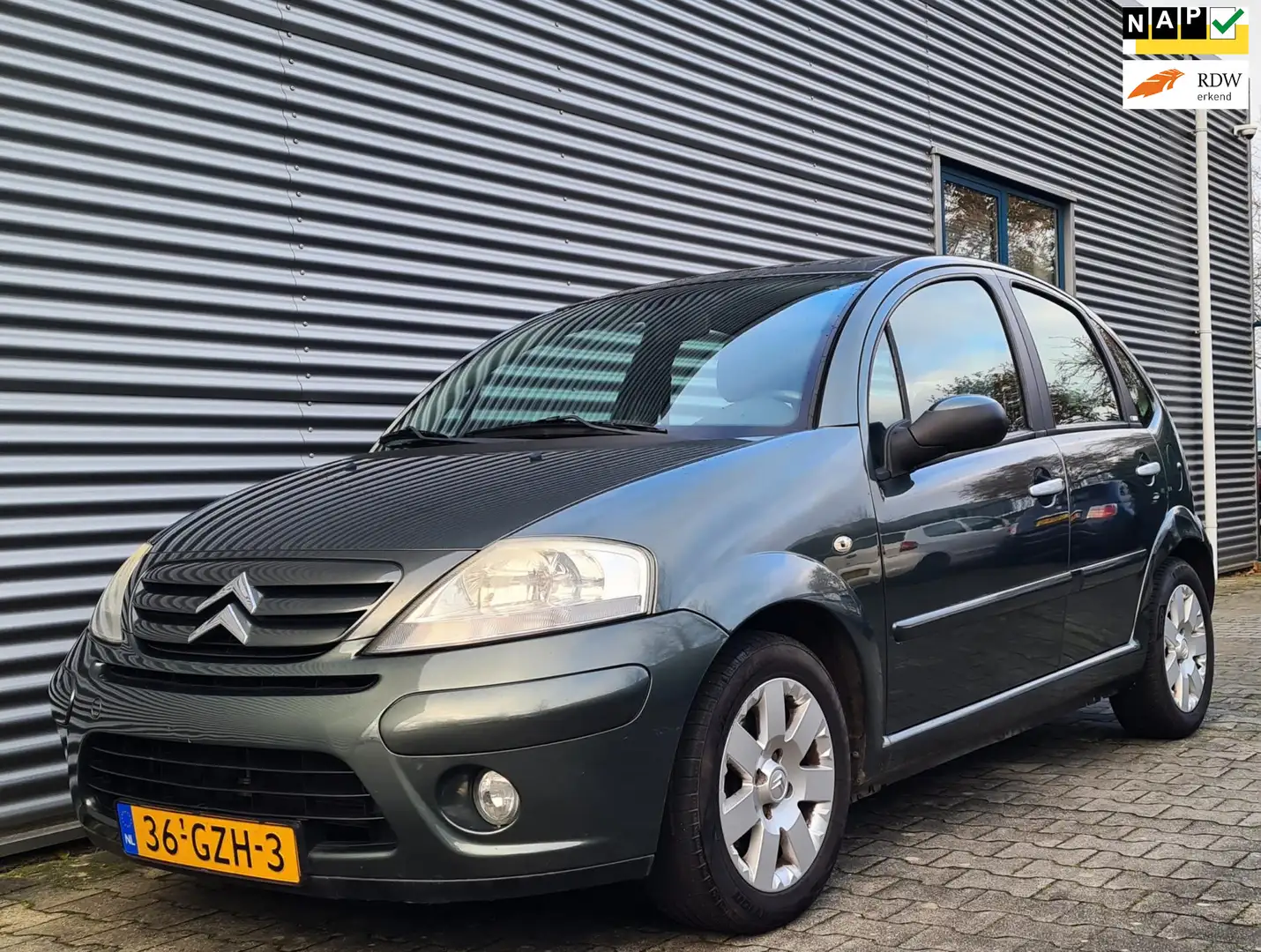 Citroen C3 1.4i-16V Exclusive 5drs 10-2008 Gris Manitoba Meta Grigio - 1