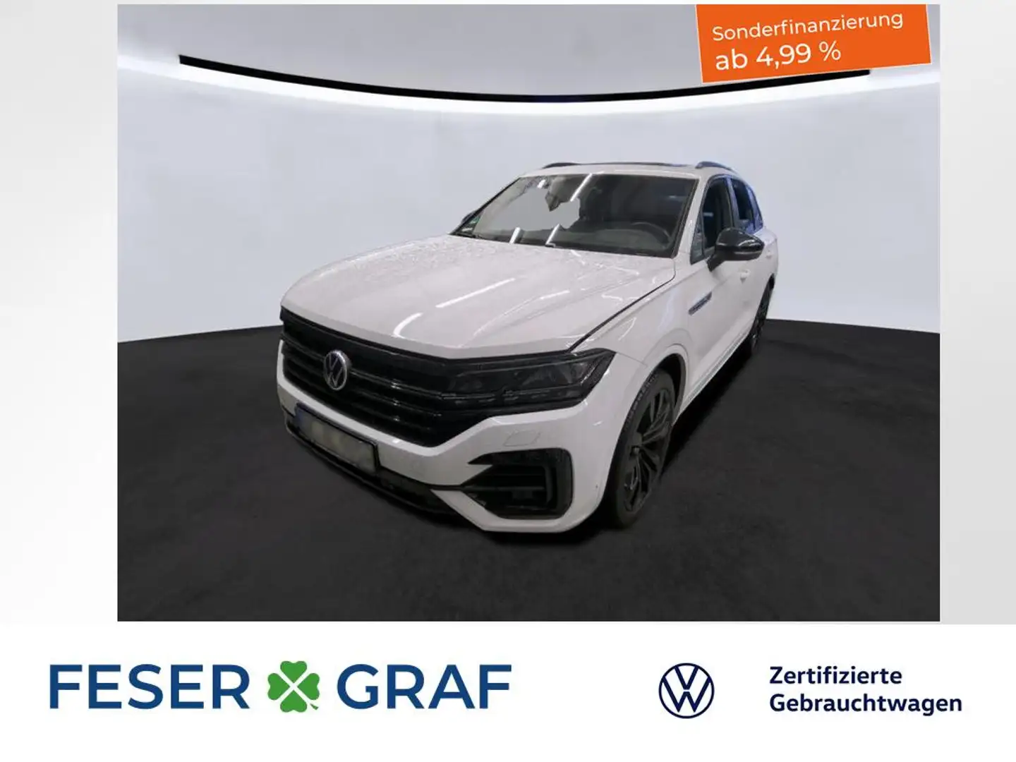 Volkswagen Touareg R-Line 3.0 TSI 8-Gang 4MOTION KAMERA Weiß - 1