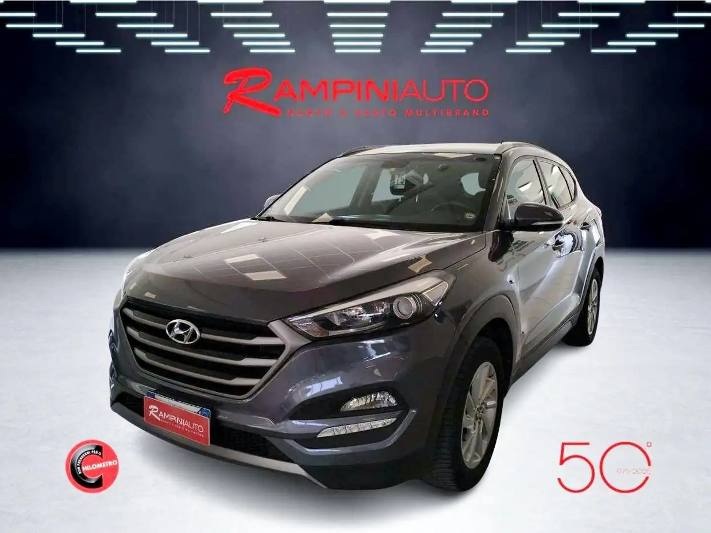 Hyundai TUCSON 1.7 Crdi 116 Cv Unico Prop. Pronta Consegna Grigio - 2