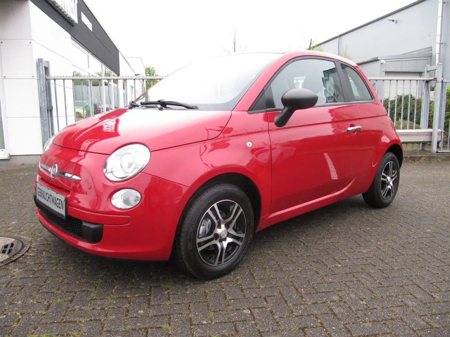 Fiat 500 Pop,Tüv neu,Euro 6,Scheckheft,Xenon,Top! Rouge - 1