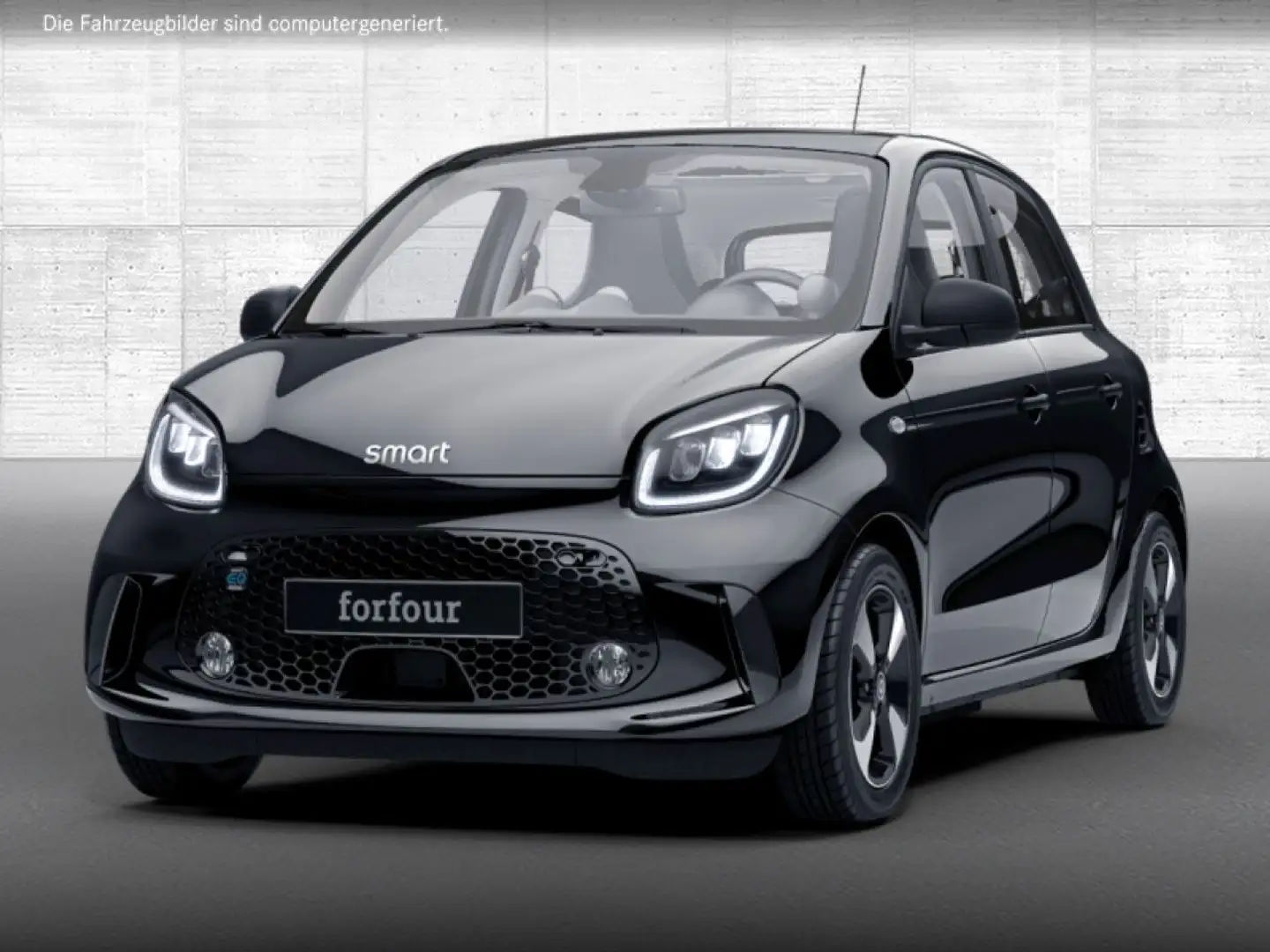 smart forFour EQ 60kWed passion SHZ Pano PDC+Kamera Navi Noir - 2