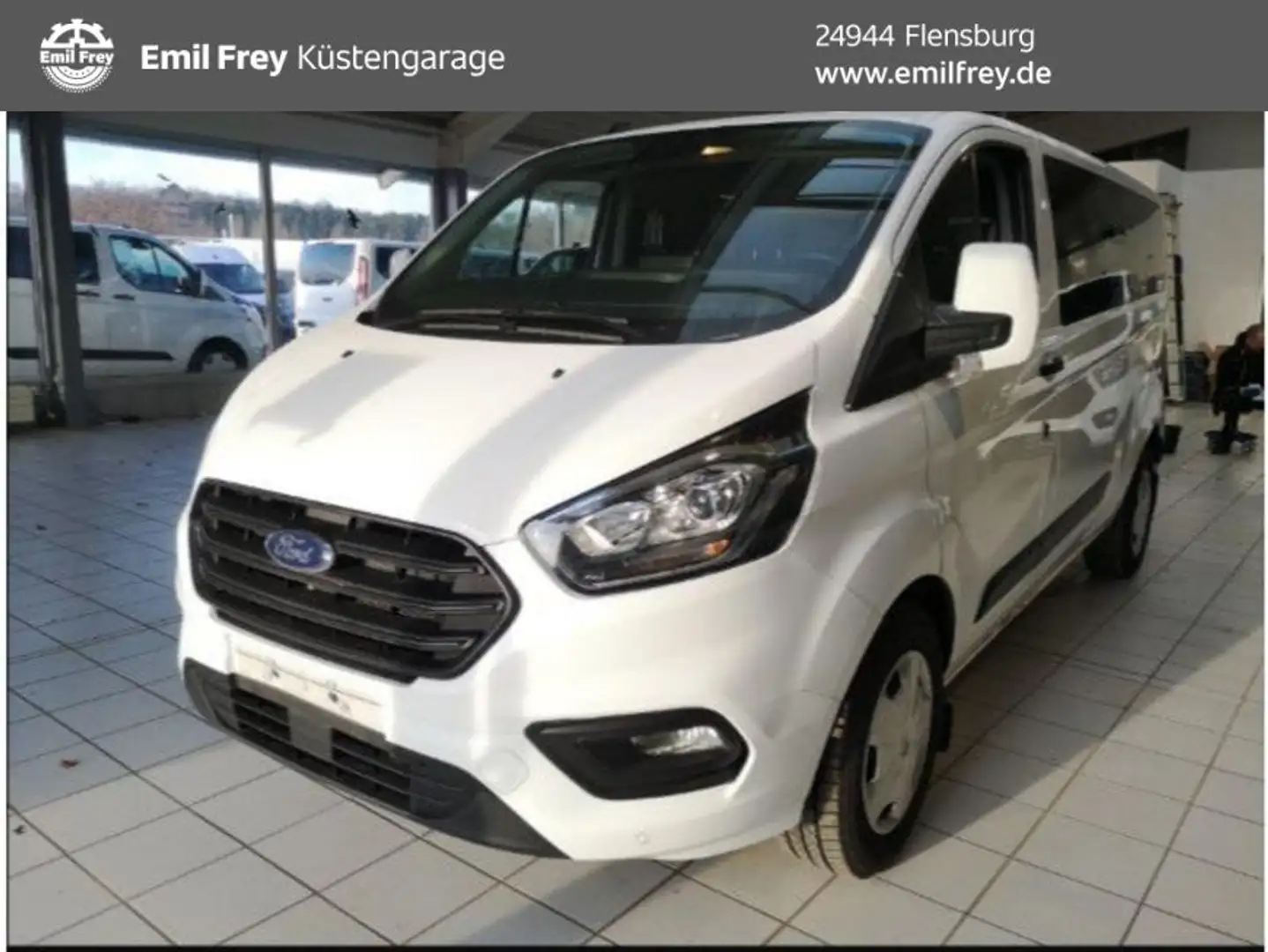 Ford Transit Custom 320 -Trend- KLIMA 9-SITZER PDC NS Blanco - 1