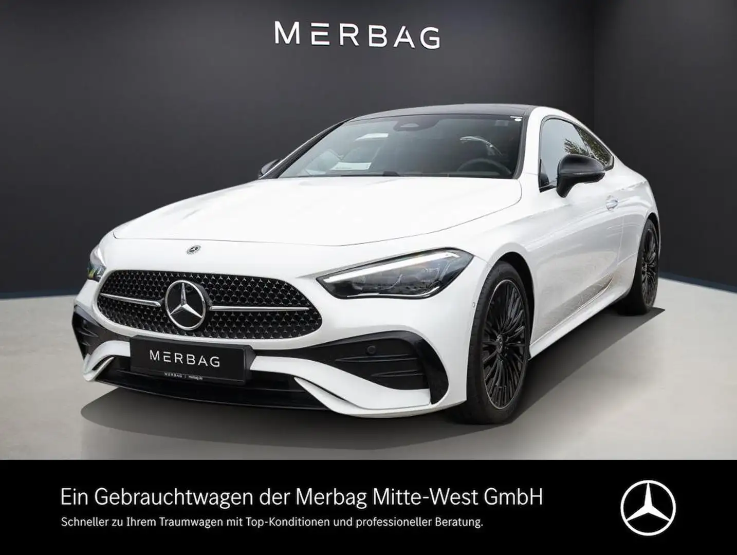Mercedes-Benz CLE 180 Coupé LED Navi Pano SD SHZ Fernlichtass. Blanc - 1