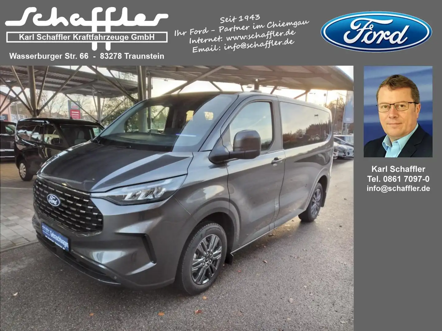 Ford Tourneo Custom 320 L1 Tourneo Titanium FWD Grau - 1