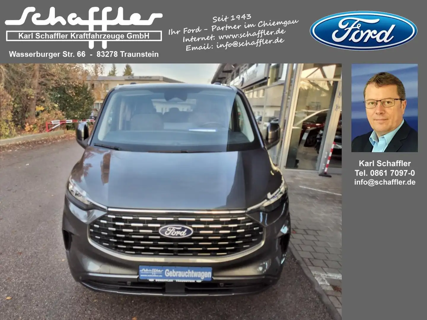 Ford Tourneo Custom 320 L1 Tourneo Titanium FWD Grau - 2