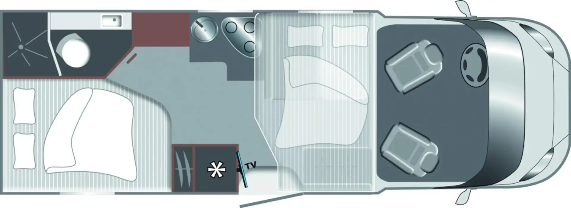 LMC Lift H 630 Markise Navigation --TV SAT Radträger Weiß - 2