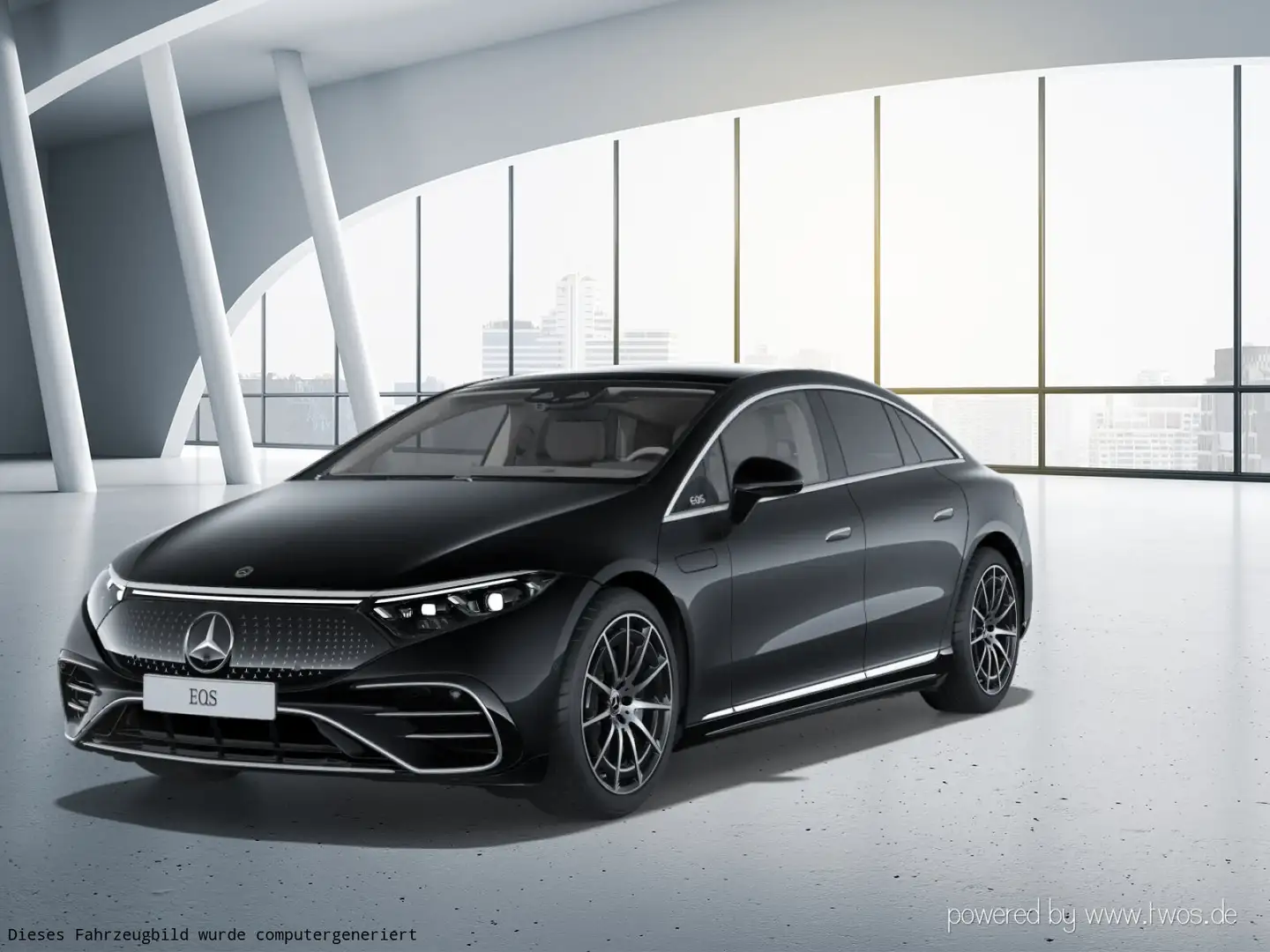 Mercedes-Benz EQS EQS 450+ AMG Premium+ Hinterachslenkung10° Navi Schwarz - 2