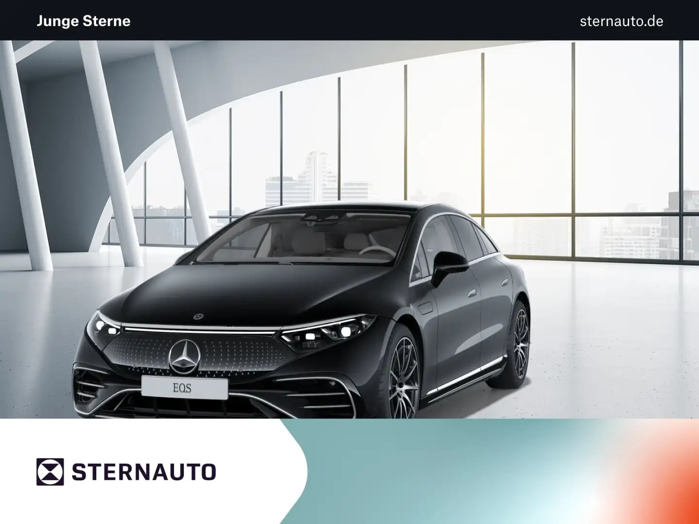 Mercedes-Benz EQS EQS 450+ AMG Premium+ Hinterachslenkung10° Navi Schwarz - 1