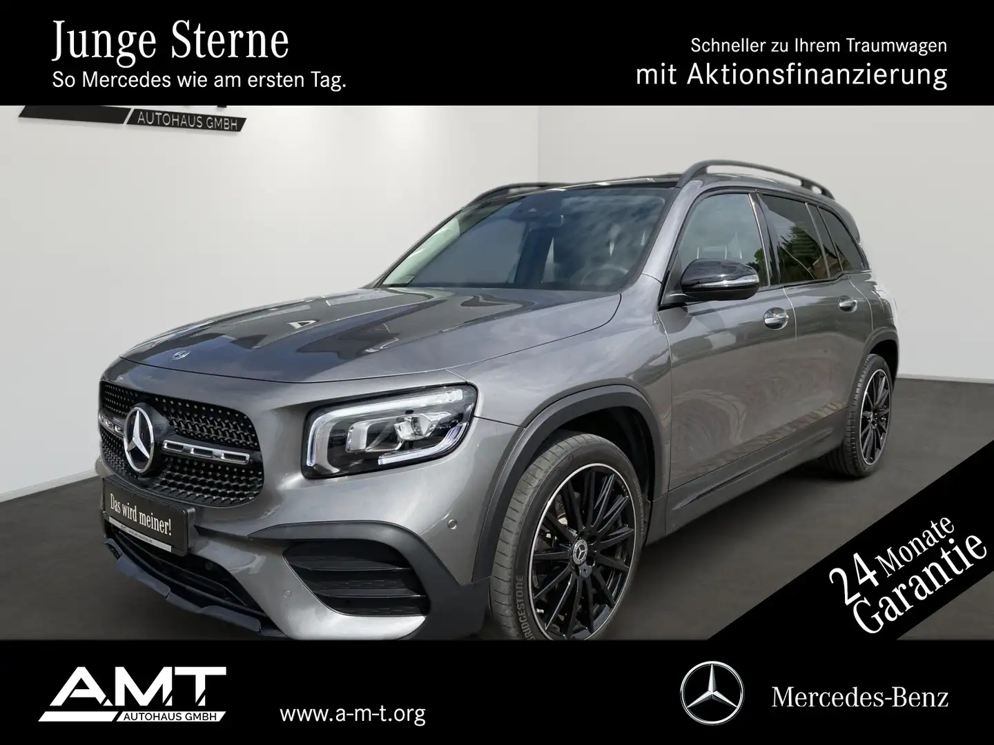 Mercedes-Benz GLB 250 GLB 250 4M AMG/Pano/Keyless/Night/Kamera/Leder LED Grau - 1