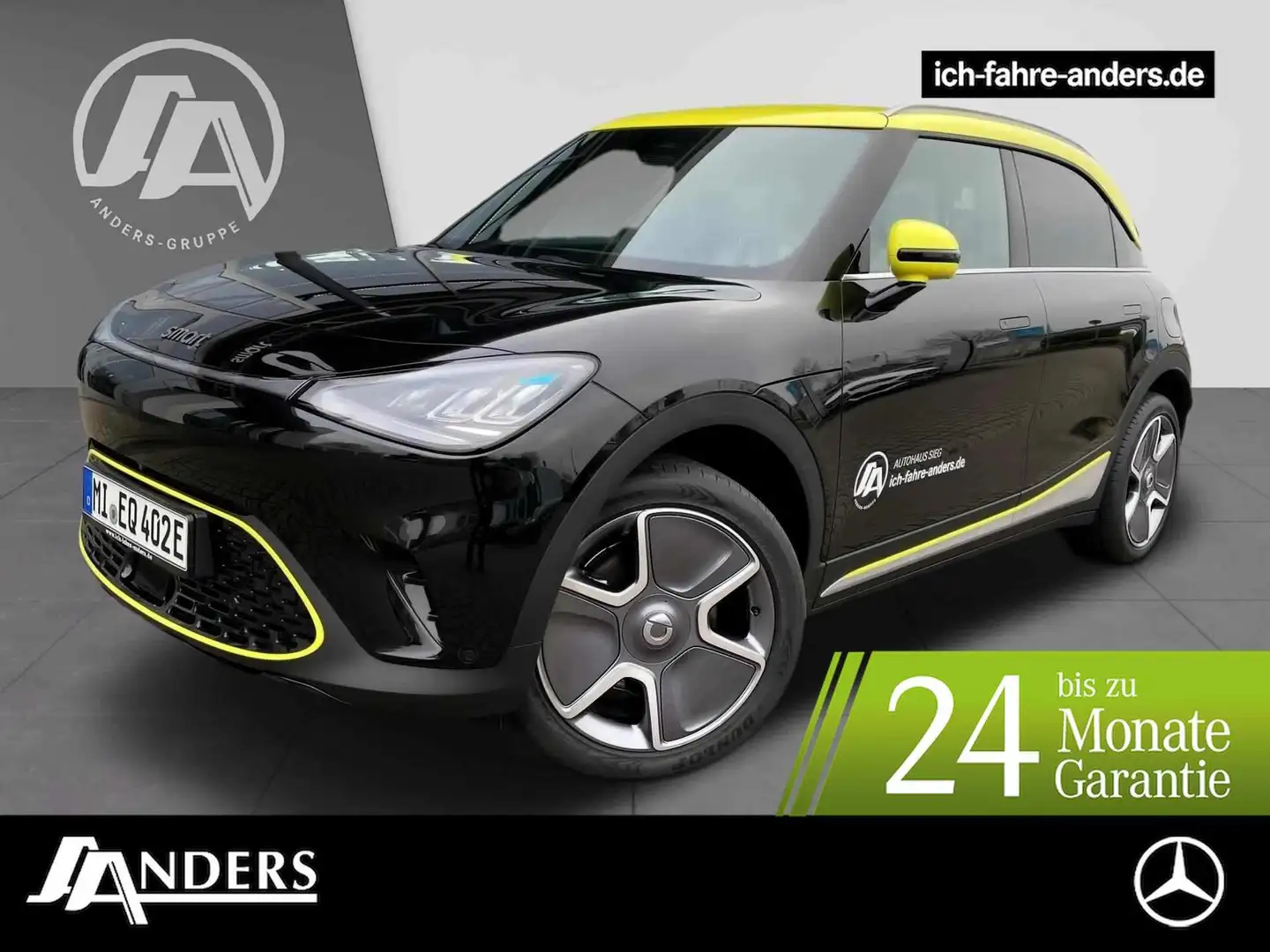 smart #1 Pro+ +Navi+Distronic+Pano+SHZ+LM+LED+SD+Leder Schwarz - 1