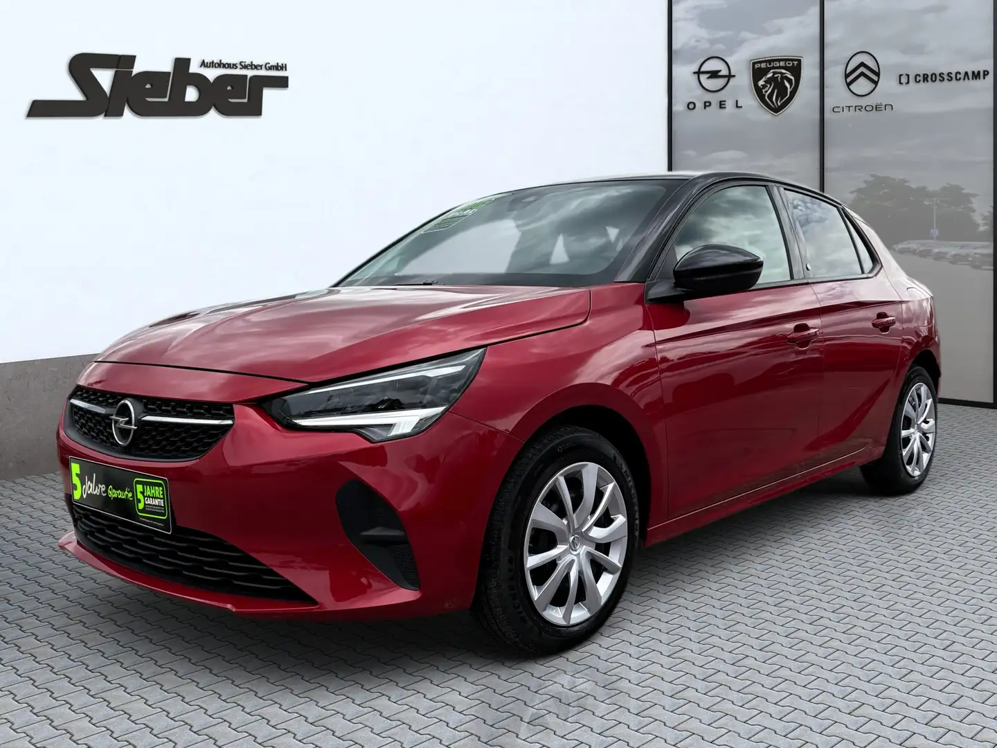 Opel Corsa F Edition Kamera Tempomat Sitzheizung Rojo - 2