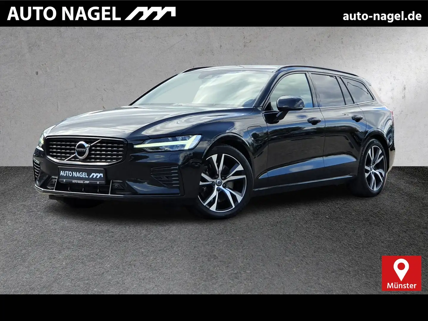 Volvo V60 V60 T8 Twin Engine AWD R Design Plug-In Navi/SHD Schwarz - 1