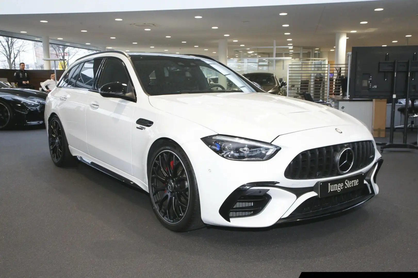 Mercedes-Benz C 63 AMG AMG C 63 S E PERFORM T-Mod Night/Pano/Distr/360° Blanc - 2