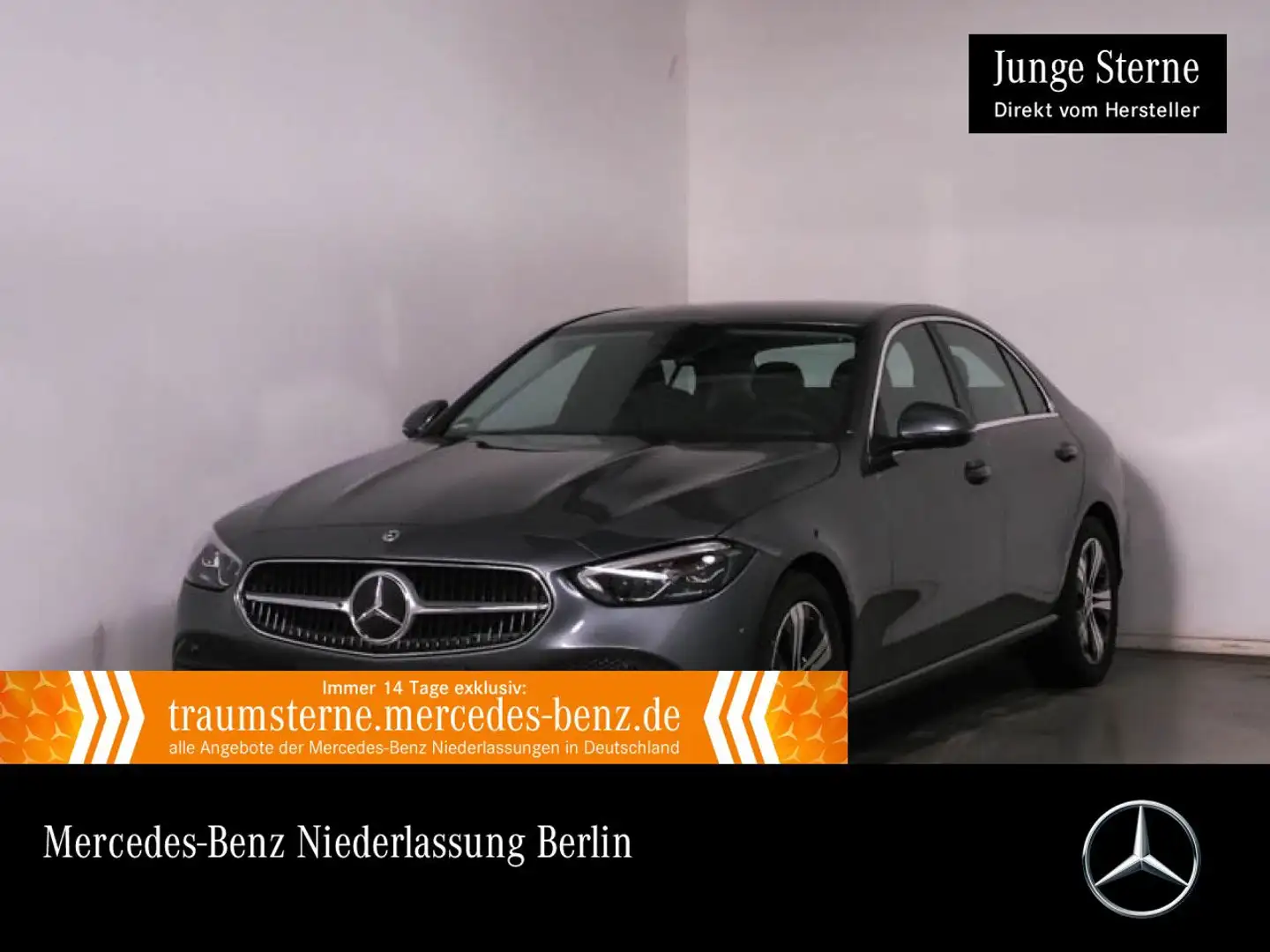 Mercedes-Benz C 180 AVANTG+AHK+LED+KAMERA+KEYLESS+9G Grau - 1