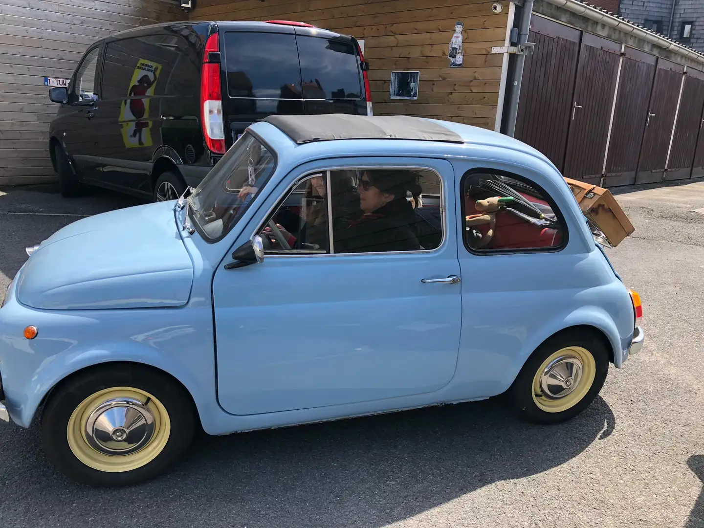 Fiat 500 Azul - 1