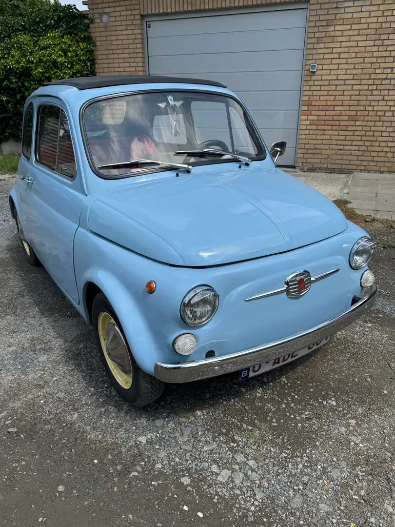 Fiat 500 Azul - 2