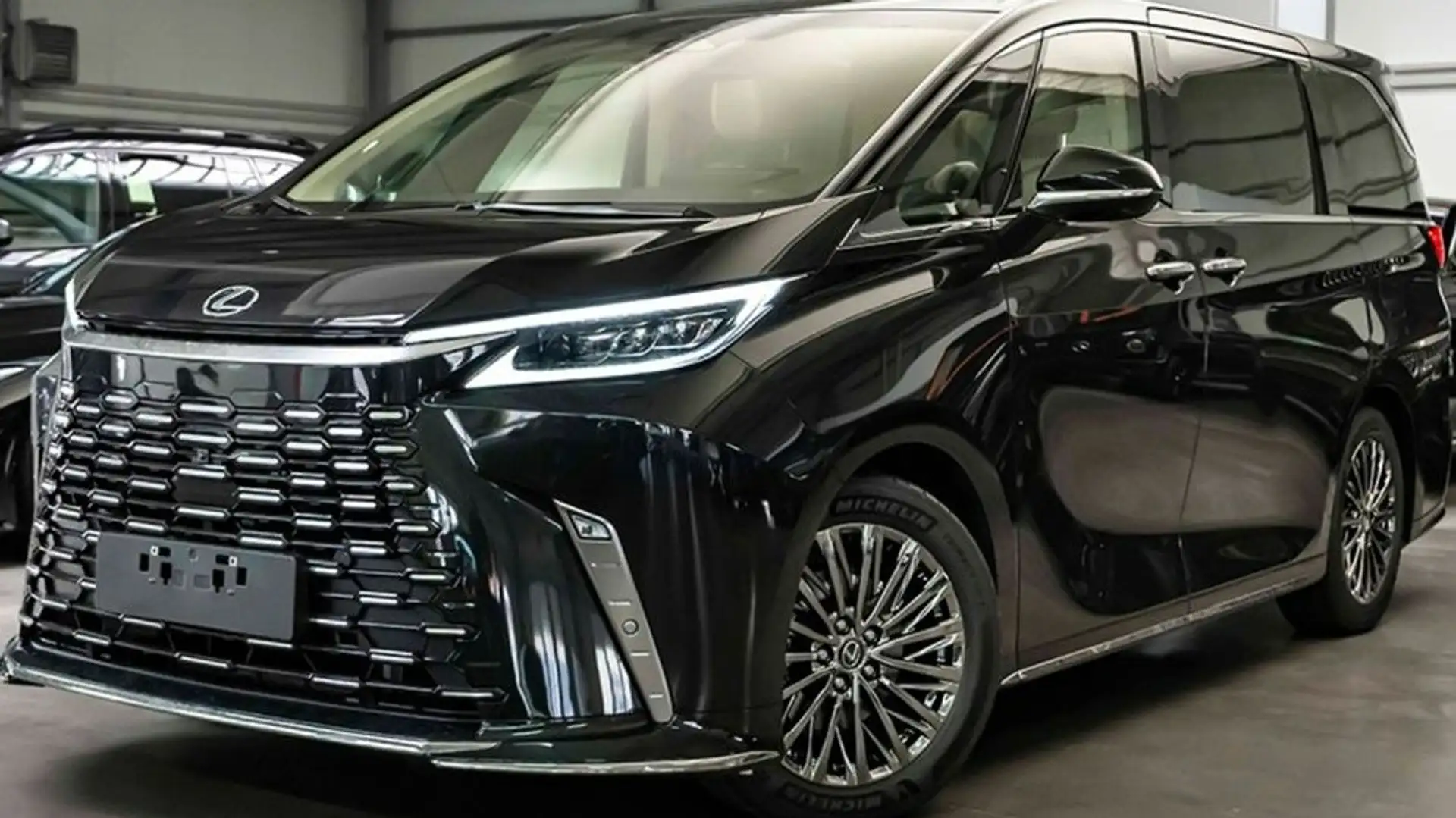 Lexus LM 350h Luxury Light Beige 6pl. Negro - 2