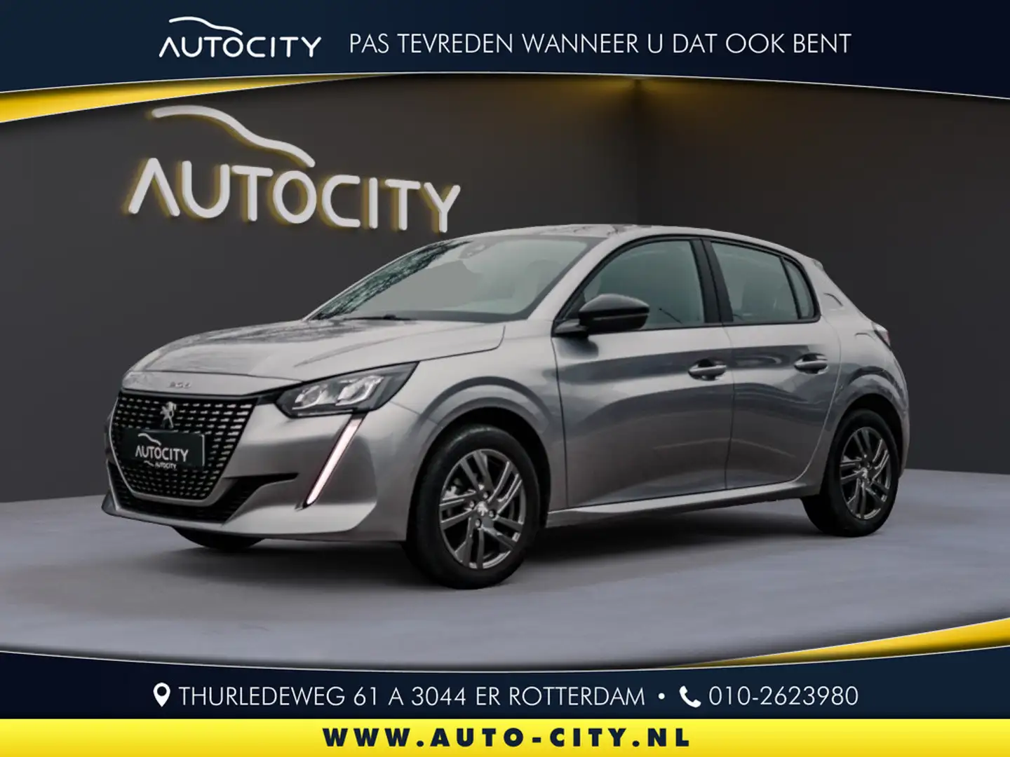 Peugeot 208 208 1.2 PureTech 75 Active Pack Navi l Cruise l PD Argent - 1