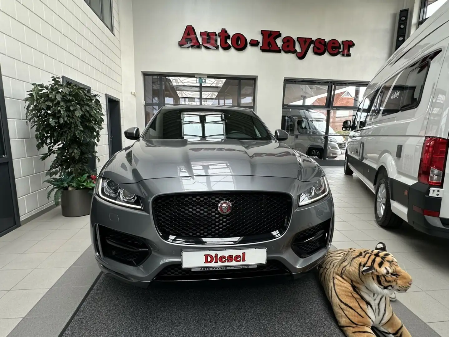 Jaguar F-Pace 3,0 D AWD R-Sport +AHK+Panorama+Navi+Kamera+ Gris - 2