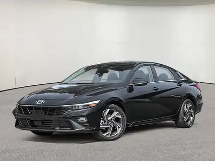 Black 2026 Hyundai Elantra Hybrid Sedan 6-Speed Automatic