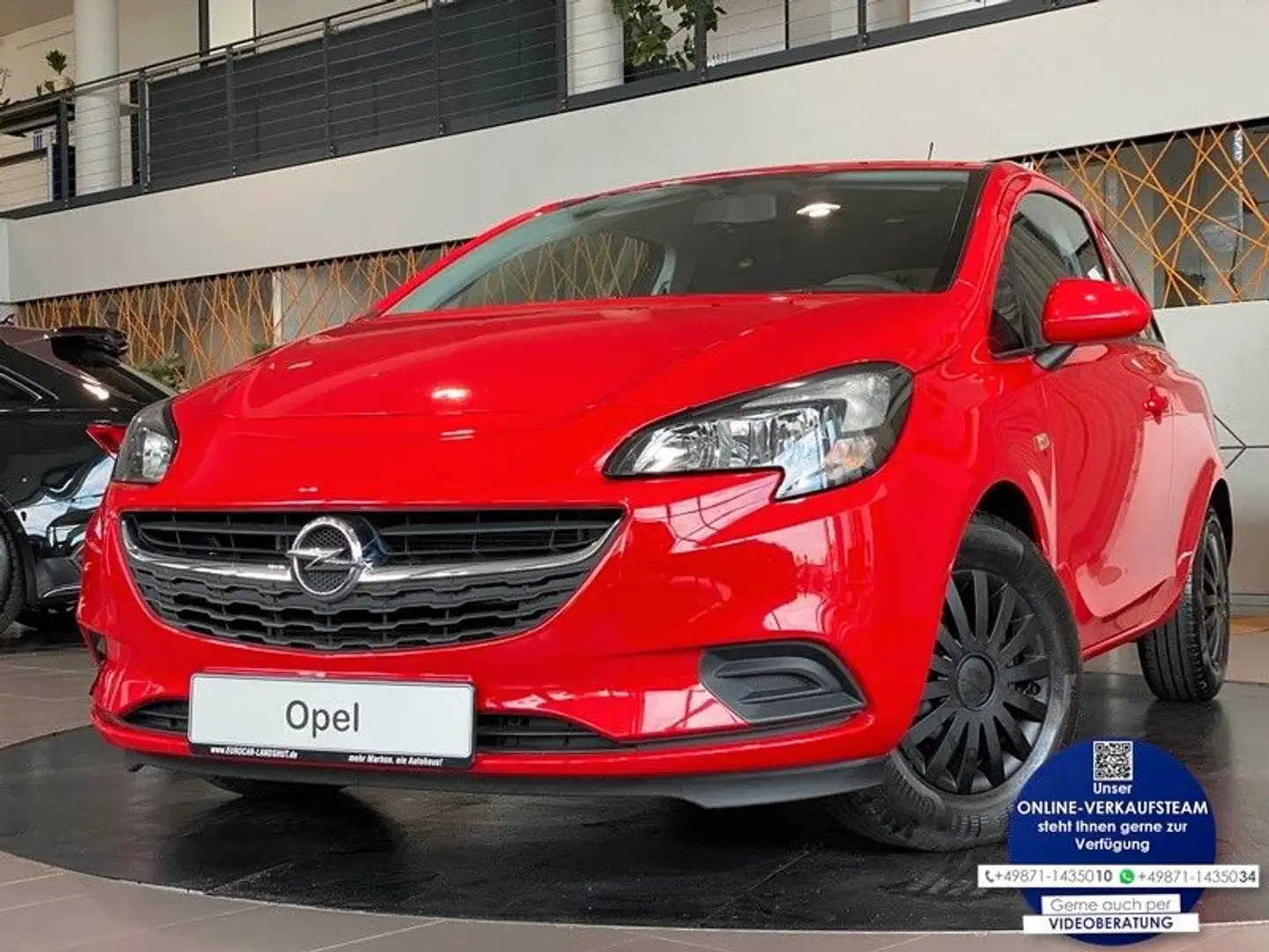 Opel Corsa E 1.2 Selection Cool&Sound-Paket Bluetooth Rosso - 1