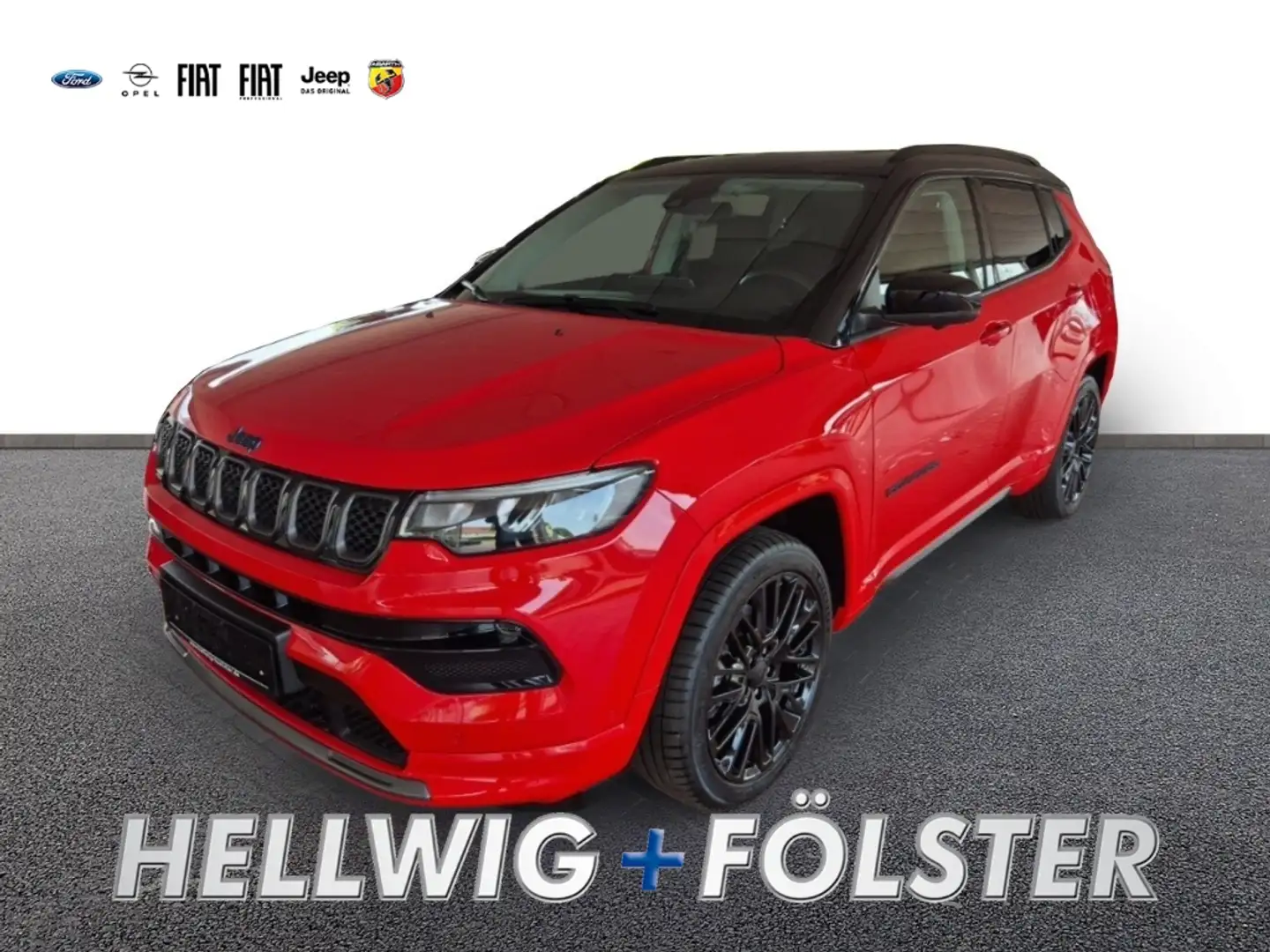 Jeep Compass S Plug-In Hybrid 4WD 1.3 Navi Leder SHZ Rood - 1