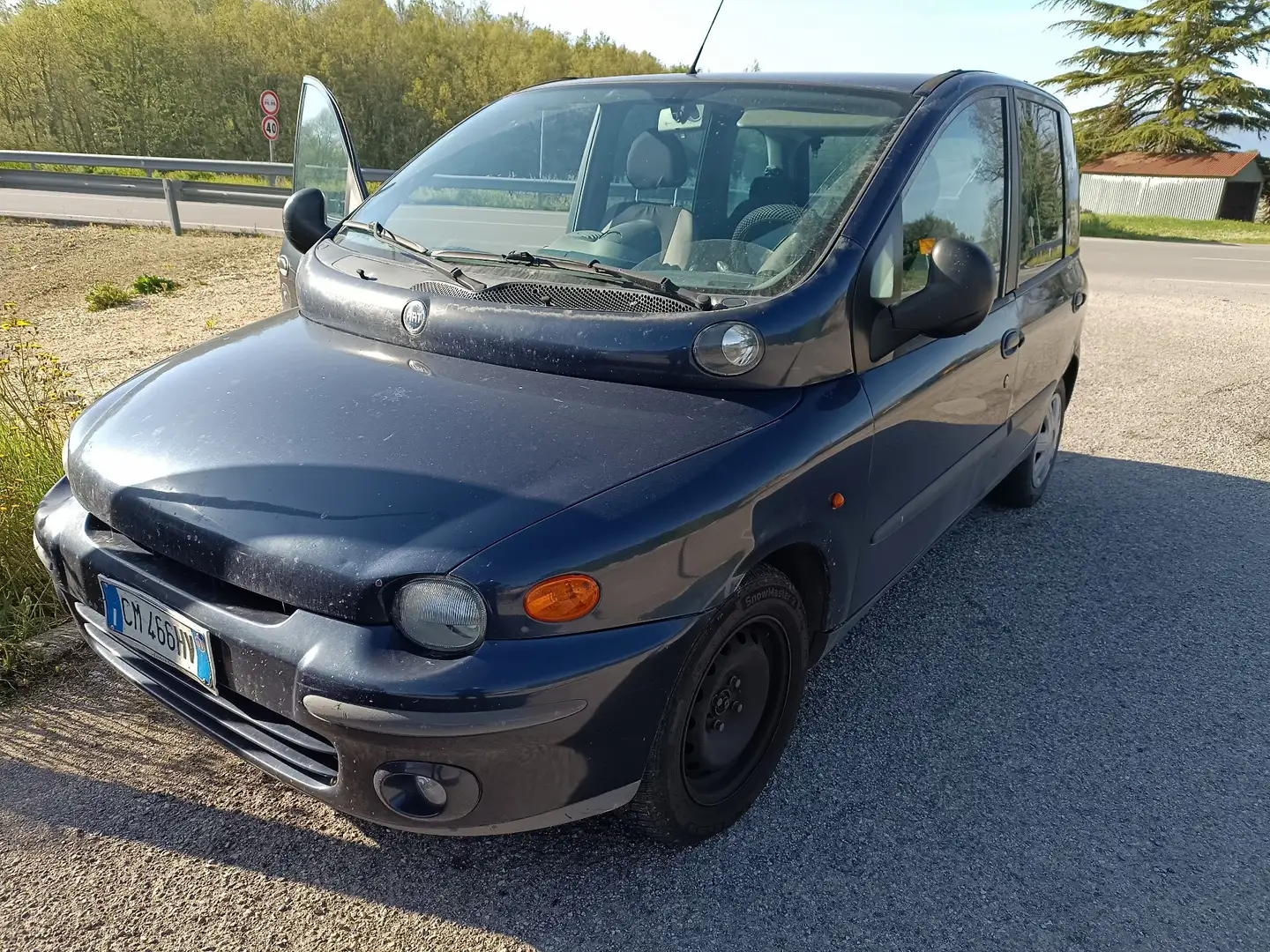 Fiat Multipla 1.9 jtd ELX Blauw - 1