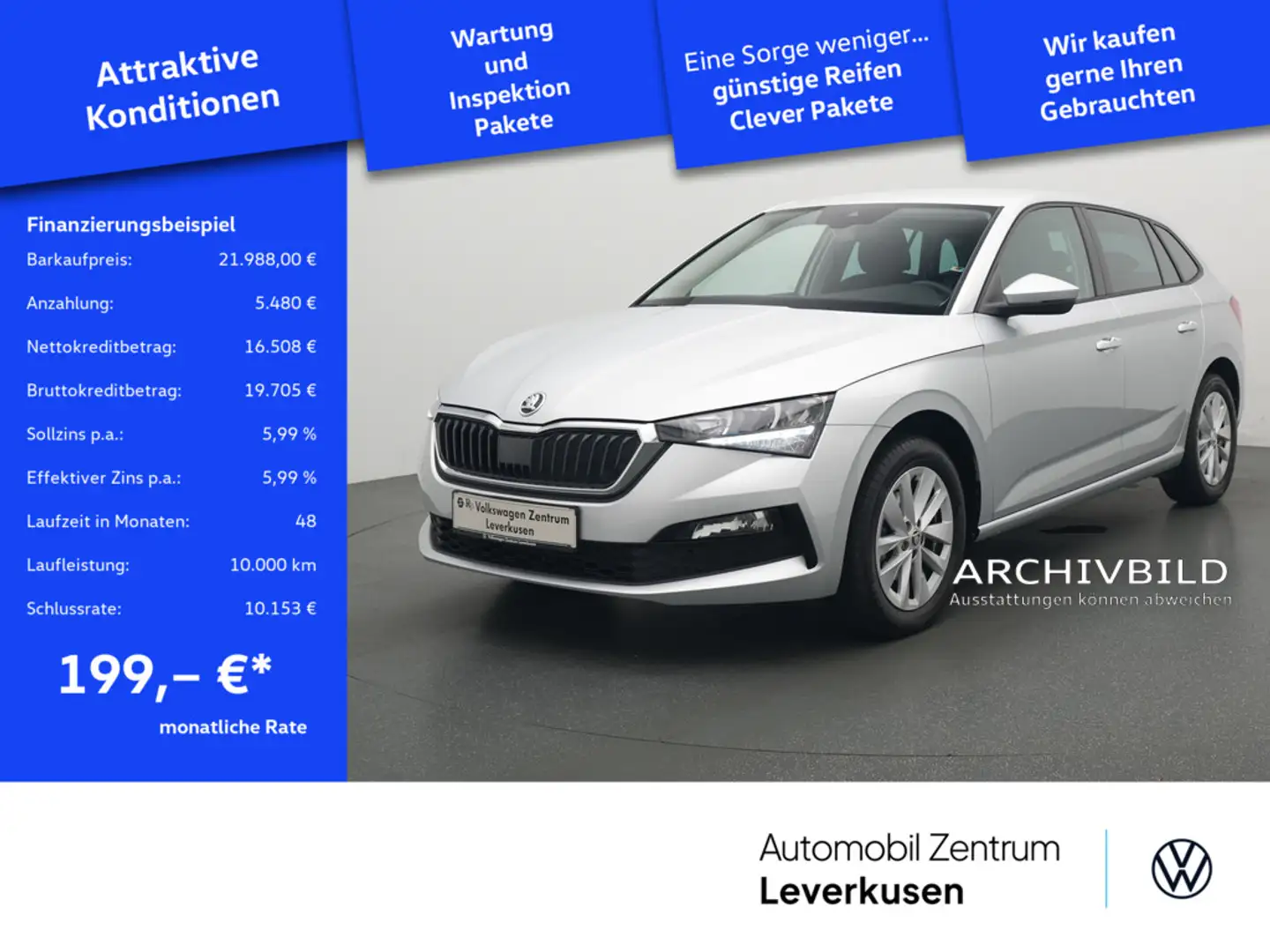 Skoda Scala DSG SHZ PDC KLIMA Schwarz - 1