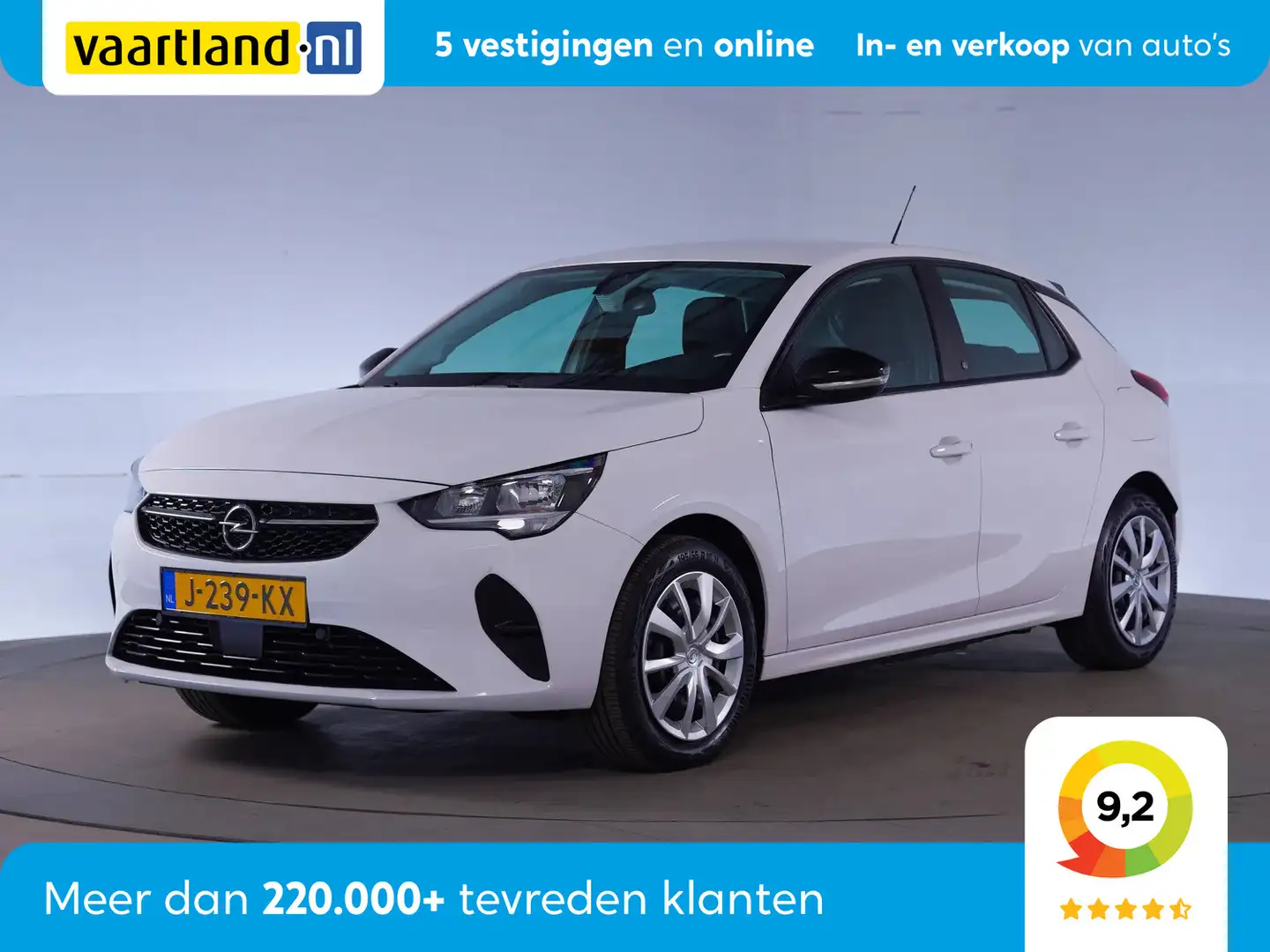Opel Corsa-e Edition+ 50 kWh [ Navi Climate Apple/Android ] Wit - 1