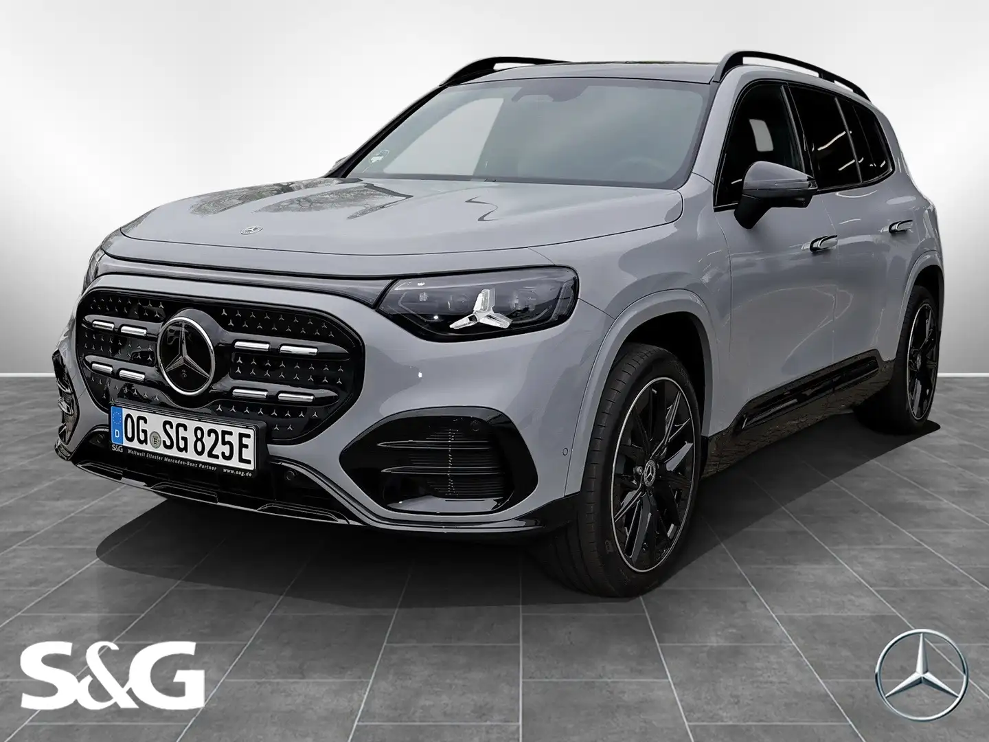 Mercedes-Benz GLB 250 + AMG MBUX+RüKam+M-LED+Pano+AHK+Night+20 Grau - 1