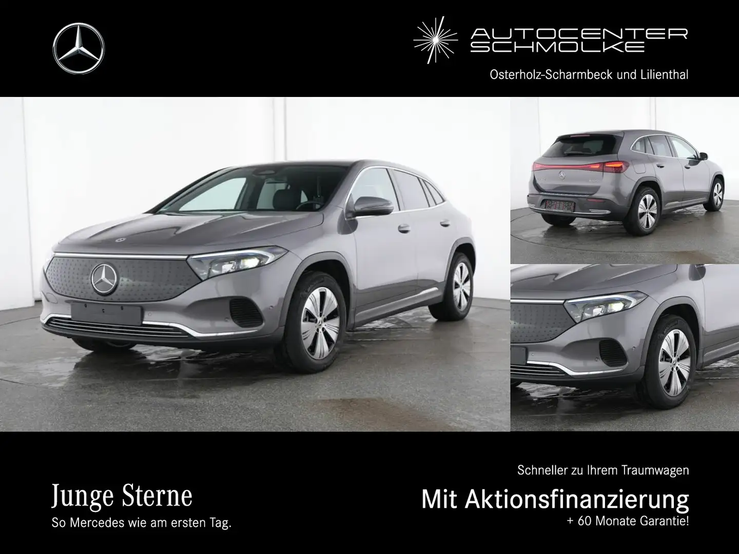 Mercedes-Benz EQA 350 EQA 350 4MATIC Advanced*RFK*LED*MBUX*TOTWINKELAS Grau - 1