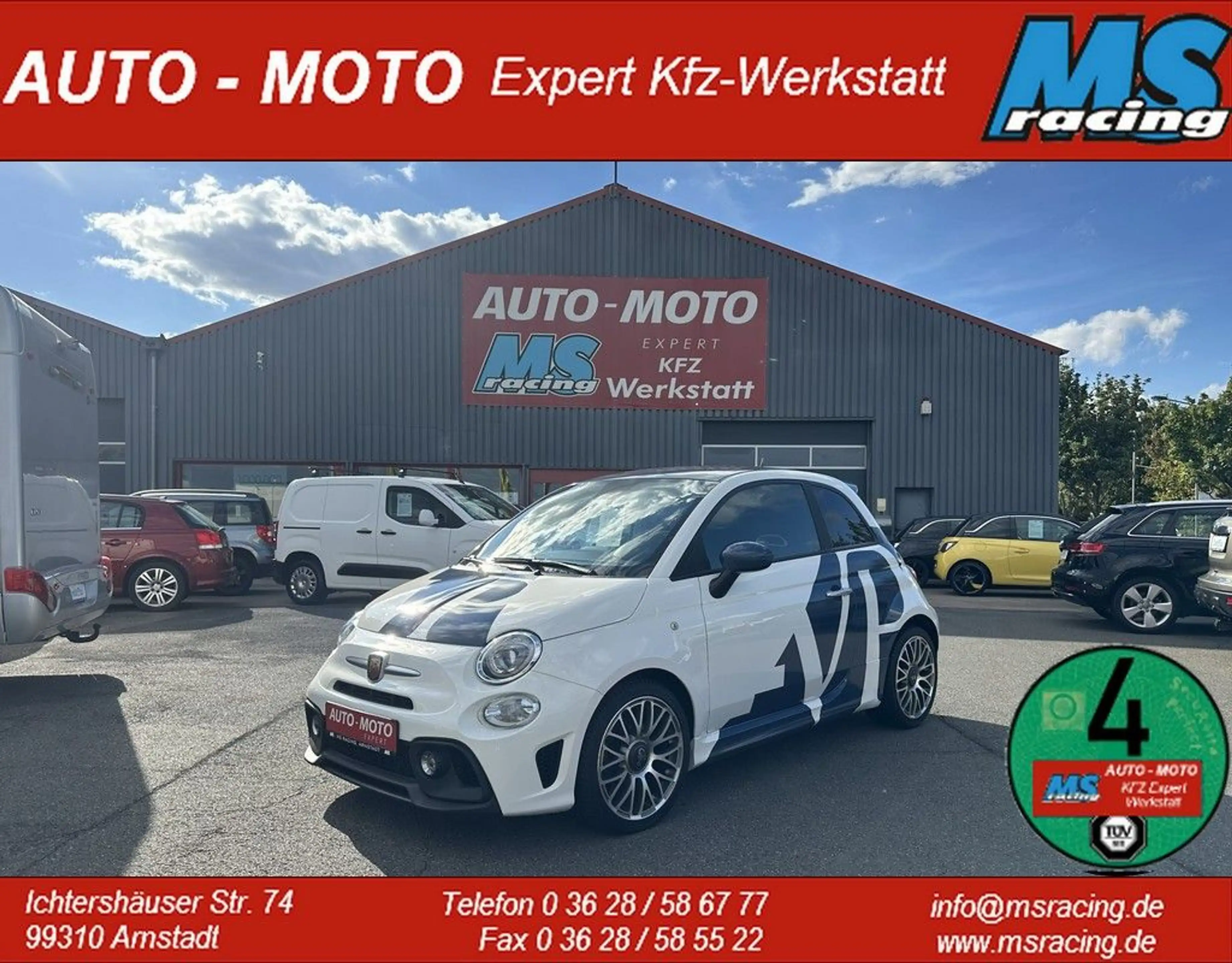 Abarth 500 595 1.Hand*Klima*PDC*17"Alu*Tüv NEU