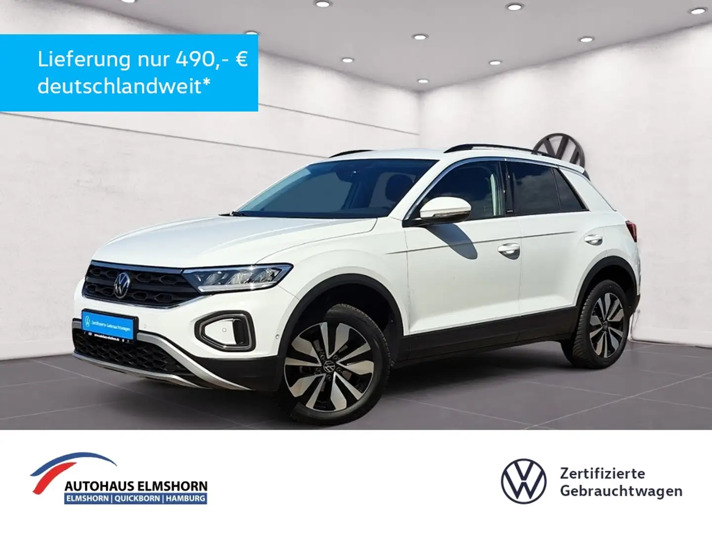 Volkswagen T-Roc Move 1.5 TSI DSG AHK NAV ACC APP GJ-REIF PDC SHZ Blanc - 1