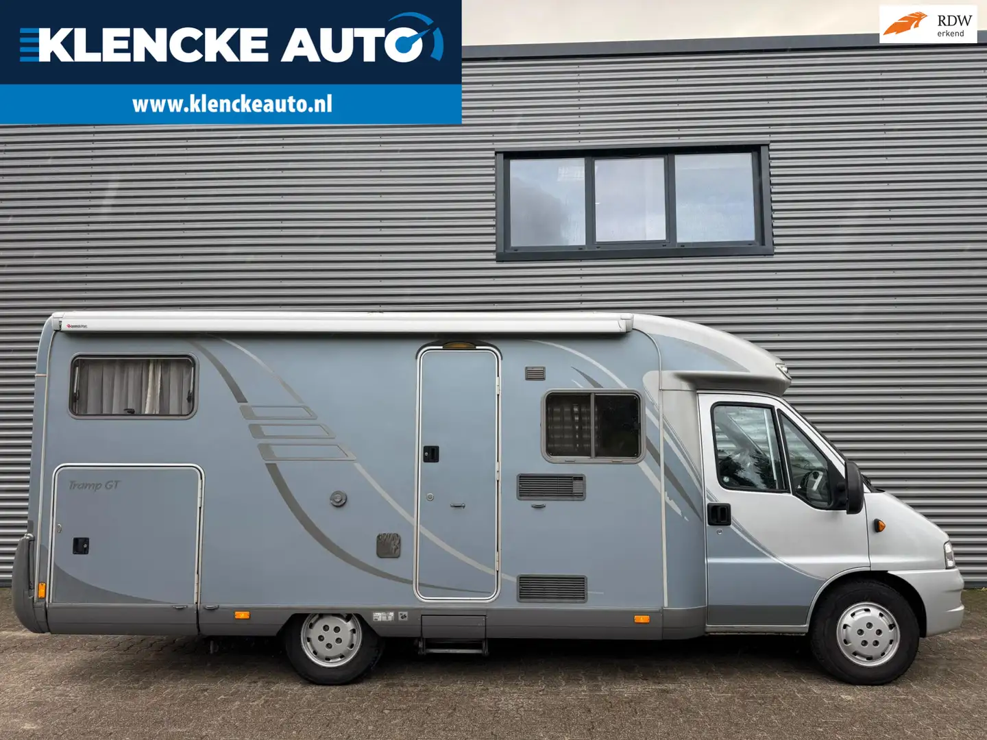 Hymer/Eriba T 674 GT 142.751km LENGTE BEDDEN Airco Cruise Grijs - 1