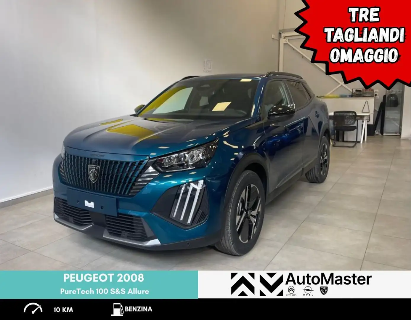 Peugeot 2008 2008 PureTech 100 S&S Allure Blu/Azzurro - 1